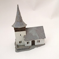 Church - model building - field table model, model railway