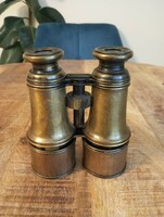 Antique English airline copper binoculars