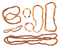 Amber jewelry package - necklaces and bracelets