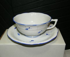 Herend small tea cup with rosehip pattern blue painted 6 pcs