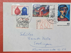 Stamped envelope, Germany,