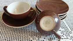 Old Zsolnay coffee sets, cup bases for replacement