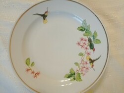 Zsolnay bird plate, beautiful flat