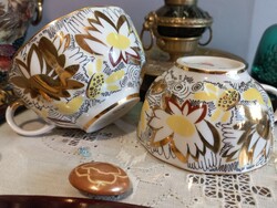 Lomonosov gold camomile decor, 2 cups
