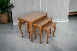 Vintage wooden folding tables coffee tables