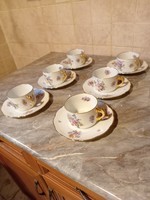 Hüttl tivadar floral tea set