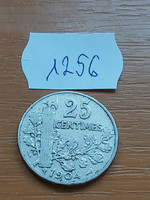 France 25 centimeter 1904 nickel 1256