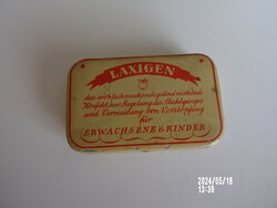 Antique laxigen tin box