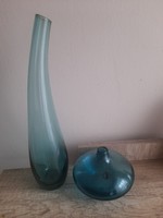 Handmade qualitiy ikea glass in turquoise color