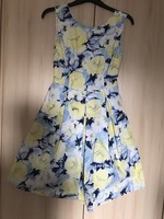 F&f blue-yellow floral summer dress