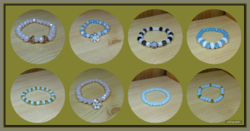 You can choose from 8 crystal bracelets, there are uniform products.