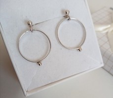 Solid silver stud earrings