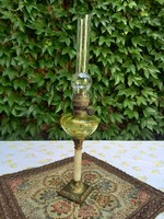 Nice kerosene lamp, from the time of the monarchy, with a 60 cm high cylinder