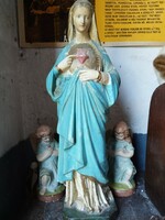 Szűz Mària szíve gipsz szobor!