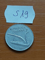 Italy 10 lira 1982 alu. Kalász s19