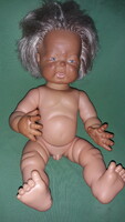 Antik élethű SCHILDKÖTE német "CHUCKY" fiú baba sírós ültethető 40 cm a képek szerint