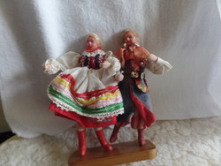 Polish baby couple in folk dress