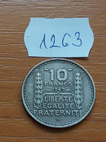 FRANCIAORSZÁG 10 FRANK 1949 "B" - Beaumont-le-Roger, Réz-nikkel   1263