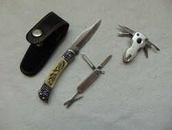 3 pieces of knife - pocket knife in one lot!