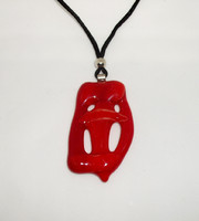 Red glass pendant