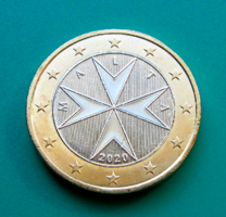 Malta - 1 euro - 2020 - Maltese cross