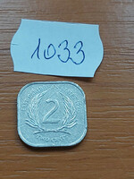 Eastern Caribbean States 2 cents 1997 alu. II. Queen Elizabeth 1033
