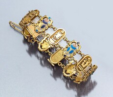 Egyptian 18 carat gold bracelet