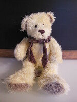 Teddy bear - exclusive - 28 x 16 cm - plush - from collection - exclusive - flawless