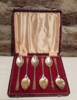 Old English silver plated tea spoon set