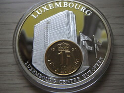 1 Frank 1993 Luxemburg Nagyméretű Emlékérem 54.4 gr 50 mm Zárt kapszulában + Tanúsítvány