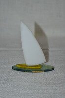 Balaton memorial plexiglass sailboat