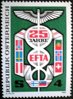A1813 / Austria 1985 efta stamp postal clear