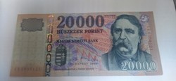 Rare 20,000 HUF banknote 2009 gc in nice pharmacy condition collector's pieces!
