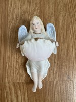 Fairy very fine thin porcelain angel, sacred water container.