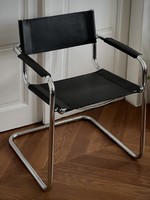 Mart stam s34 armchair - 6 tubular, chrome-plated, mid-century armchairs