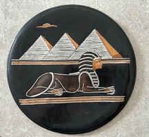 2 darab réz egyiptomi falitányèr