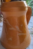 Yellow glazed jar