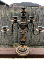 Large copper candle holder.