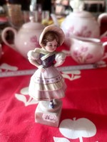 German antique porcelain lady