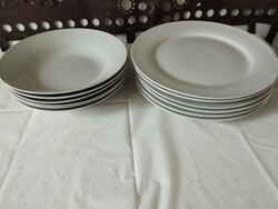 Older white porcelain plate set