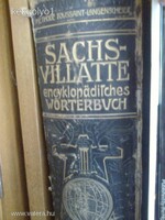 Sachs-Villatte encyclopedic dictionary, 1908 German-French m flawless