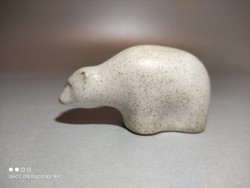 Andersen design jeges medve figura kerámia vagy kő szobor jelzett