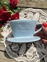 Sky blue melitta porcelain coffee filter