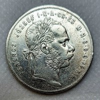 József Ferencz silver 1 forint 1879 approx
