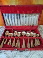 Silver plated cutlery set