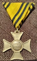 Ferenc József  Mozgósítási kereszt 1912-1913 kitüntetés