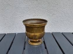 Copper plant pot