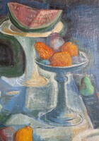 László Rozgonyi (1894-1948), still life with fruits