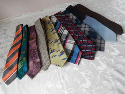 Retro, old tie package (10 pcs.)