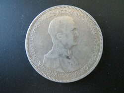 Horthy 5 pengő, évfordulós ezüstérme 1930 (Berán Lajos)